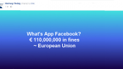 EU gives Facebook NOK 1 billion in fines