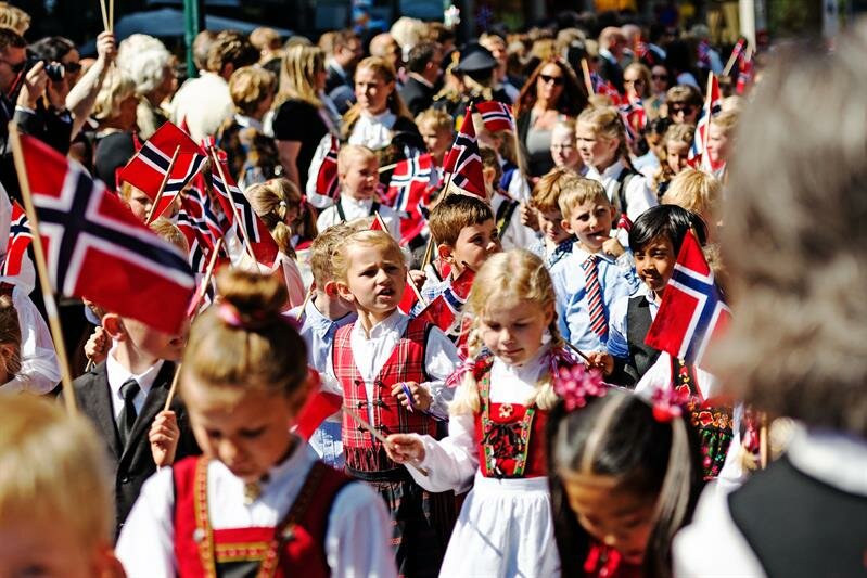 Norway's Constitution Day: Children's parade