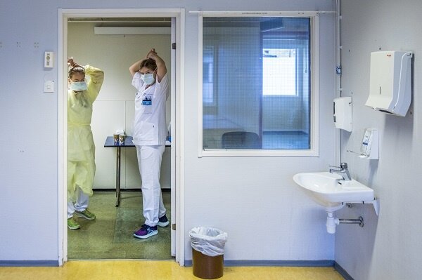 Corona testing of staff at Ullevål Hospital