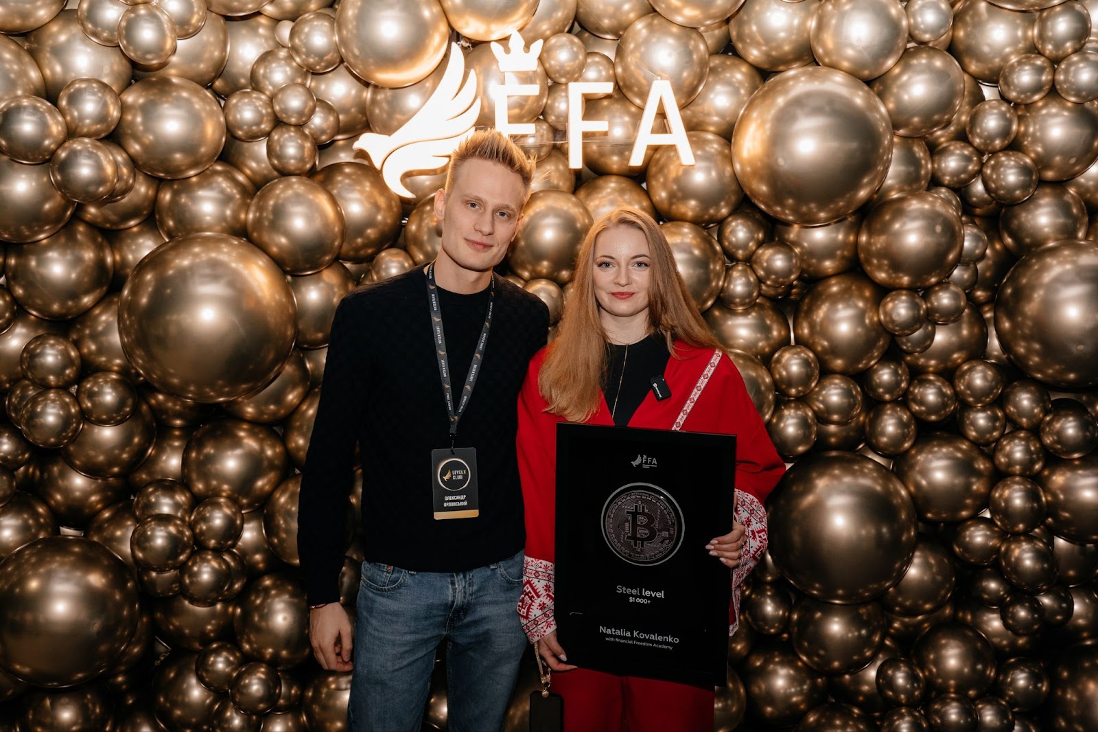 Oleksandr Orlovskyi with FFA student photo