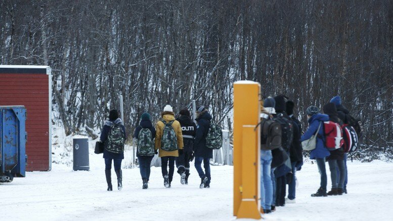 asylum seekers in Storskog.
