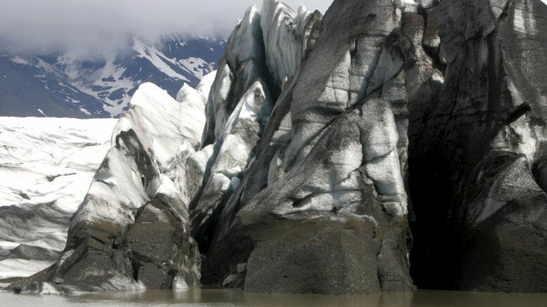 melting iceberg glaciers
