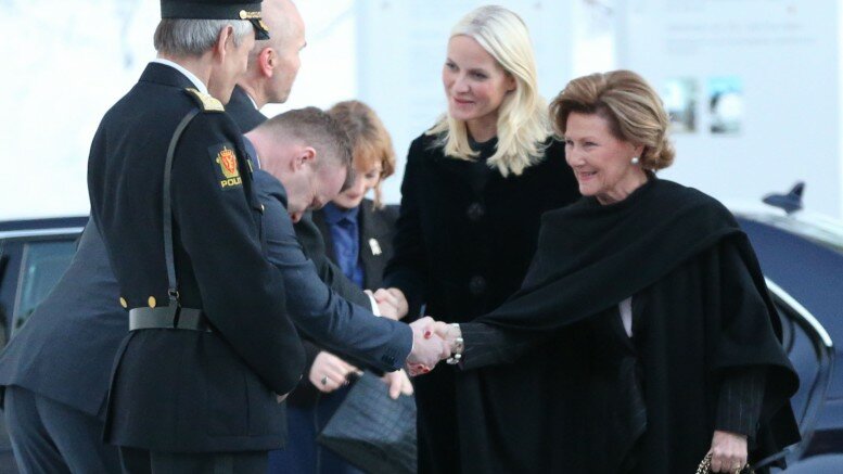 Queen Sonja with Crown Princess Mette Marit