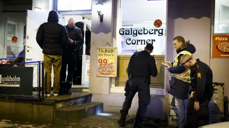 Police and ambulance on Galgeberg in Oslo