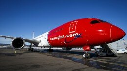 Norwegian's new Boeing 787-9 Dreamliner aircraft