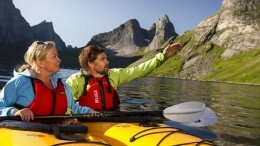 Lofoten is a kayaking paradise