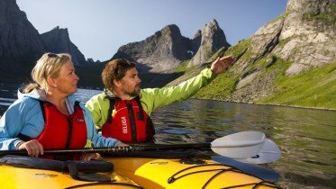 Lofoten is a kayaking paradise