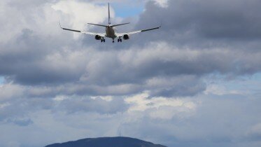 Air traffic up six per cent
