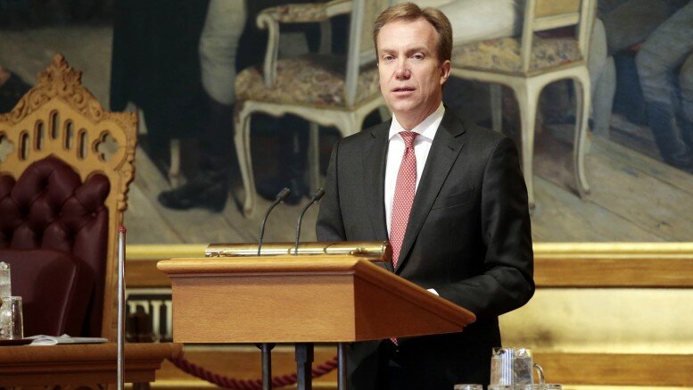Brende about Syria extract: Action must follow words