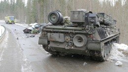 One person died in a collision with tank