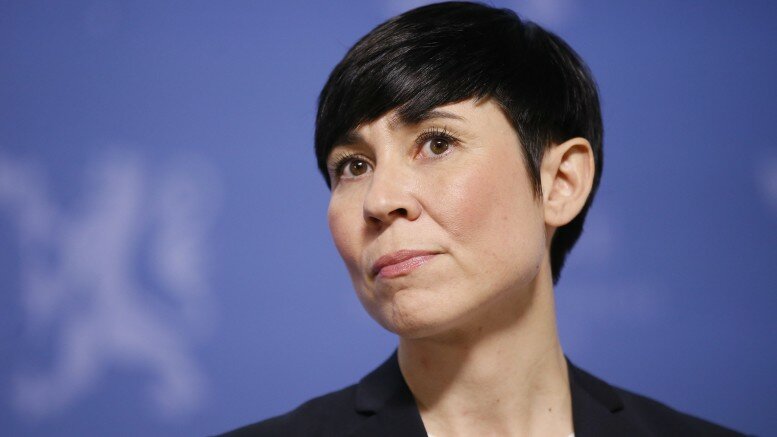 Minister of Foreign Affairs Ine Eriksen Søreide (Conservative Party)