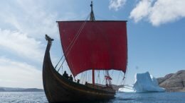 Viking ship. DRAKEN HARALD HÅRFAGRE, World Heritage Site