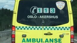 ambulance, motorcycle accident Bulgarian highway