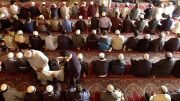 The Friday prayer in the mosque