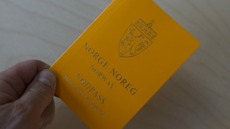 Norwegian emergency passport