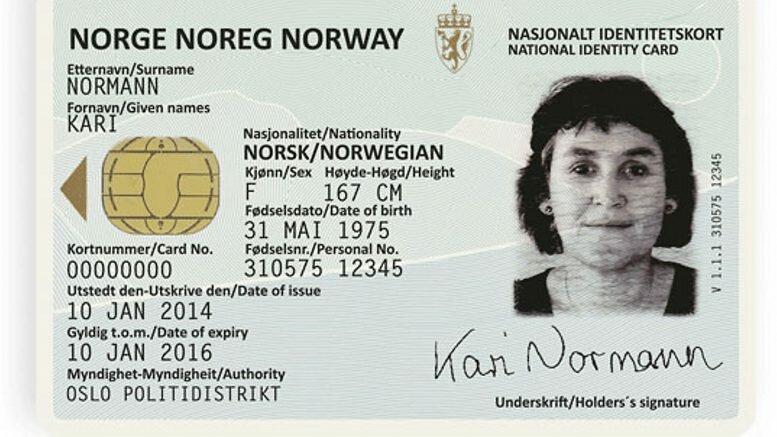 The national ID card Hospital employee