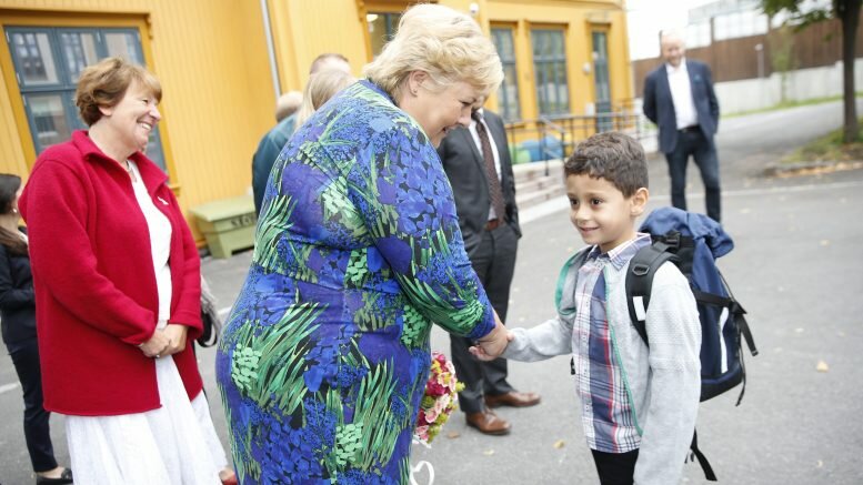 Prime Minister Erna Solberg After-School