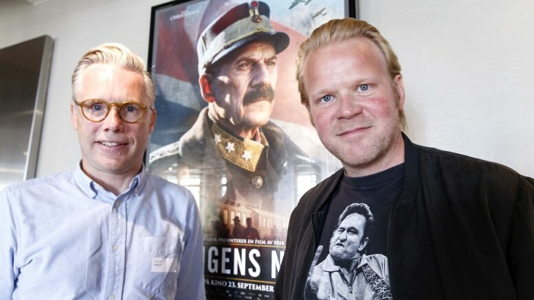 Anders Baasmo Christiansen (R) and producer Stein. B Resin.