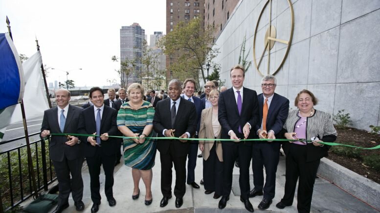 Solberg opened Trygve Lie Square