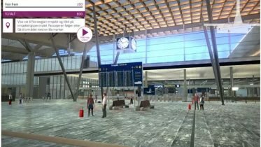 Using video game technology in employee training at Oslo Airport
