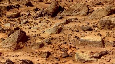 Landing Spacecraft heading towards Mars