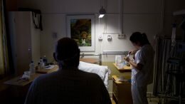 Nurses on the job at Oslo University Hospital, the Norwegian Radium hospital in Oslo, Norway.