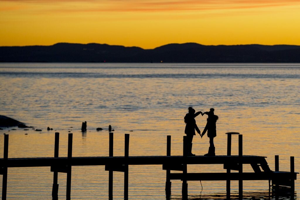 Sunset by Huk on Bygdøy