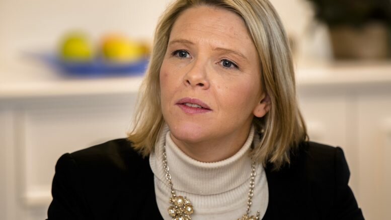 Immigration Minister Sylvi Listhaug