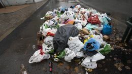 garbage chaos in Oslo
