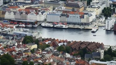 Cruise ships consume 7,000 tons of fuel in Bergen harbour