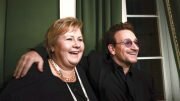 Erna Solberg and Bono