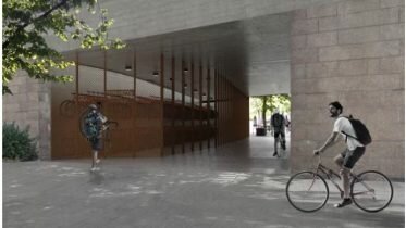 Official opening of the bike hotel at Sandvika station