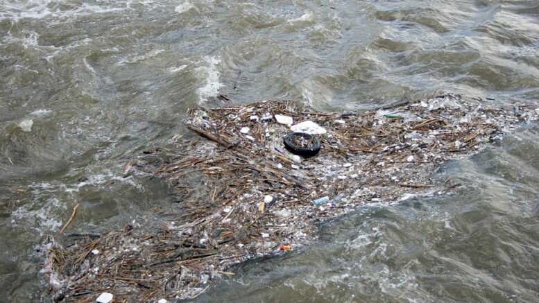 Plastic waste garbage ocean