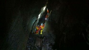Trollkirka limestone cave