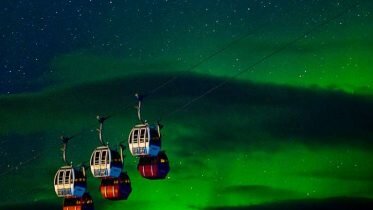 Lights at the Lodge – Experience the Northern Lights from the top of the mountain