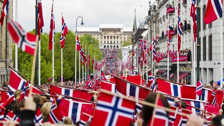 May 17th, 17 may-celebration of Karl Johan Street in Oslo