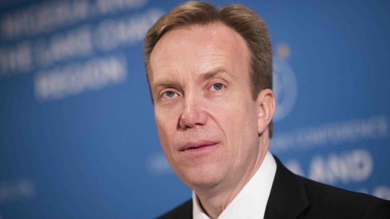 Minister of Foreign Affairs, Børge Brende (Conservatives)