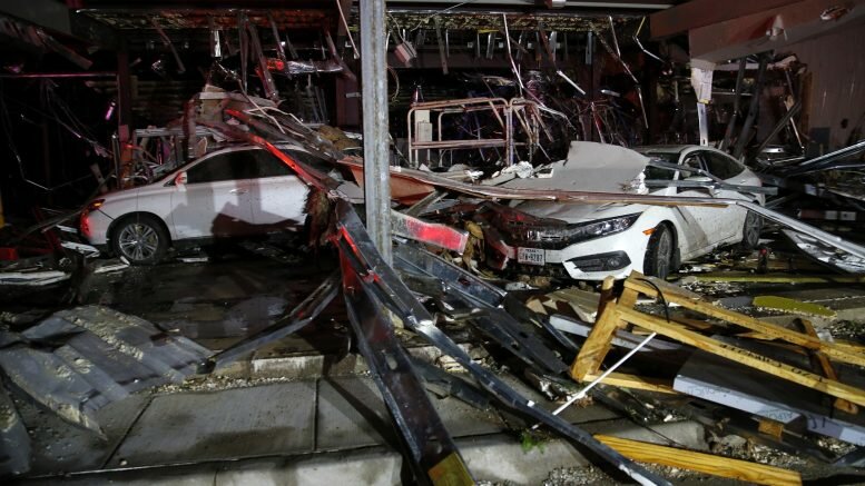 Storms and tornadoes took nine lives in the United States