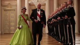 gala dinner, King Harald and Queen Sonja celebrate their 80th anniversary