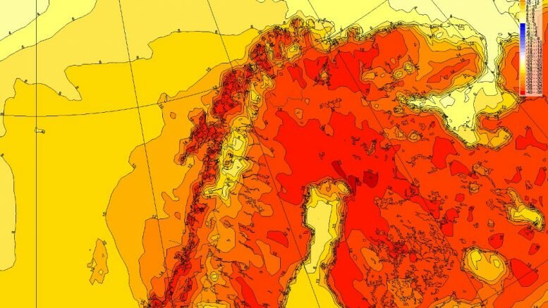 North Norway heat wave