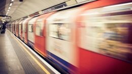London Underground T-Bane subway metro masked