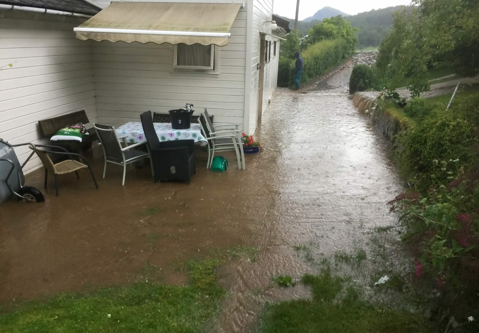 Major flood damage in Western Norway