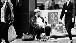 Begging man Poverty