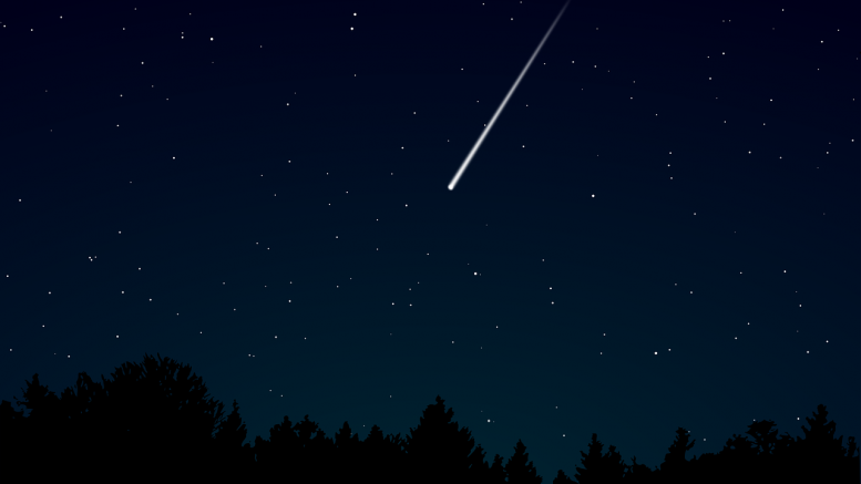 Shooting star Meteor showers