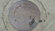 Manhole cover manhole covers Skien removed police