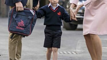 Prince George appeared at the first day at school