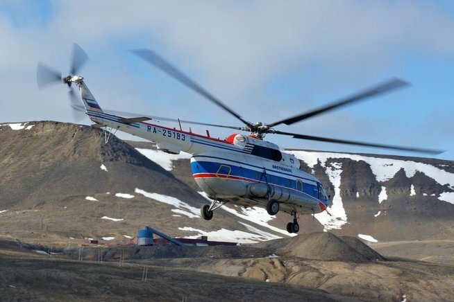 Helicopter MI-8 Barentsburg Crash