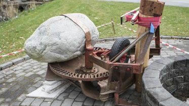 Vandalism on controversial art