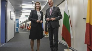 Norway’s new European ministers were briefed by Barnier