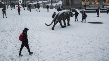 Snow falls for first time this winter in southern Norway